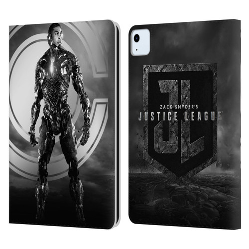 Zack Snyder's Justice League Snyder Cut Character Art Cyborg Leather Book Wallet Case Cover For Apple iPad Air 11 2020/2022/2024