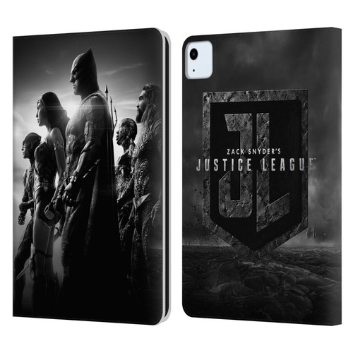 Zack Snyder's Justice League Snyder Cut Character Art Group Leather Book Wallet Case Cover For Apple iPad Air 11 2020/2022/2024