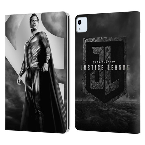 Zack Snyder's Justice League Snyder Cut Character Art Superman Leather Book Wallet Case Cover For Apple iPad Air 11 2020/2022/2024