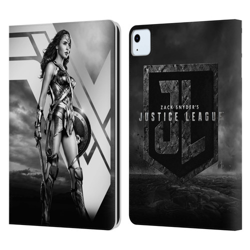 Zack Snyder's Justice League Snyder Cut Character Art Wonder Woman Leather Book Wallet Case Cover For Apple iPad Air 2020 / 2022