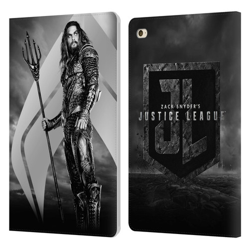 Zack Snyder's Justice League Snyder Cut Character Art Aquaman Leather Book Wallet Case Cover For Apple iPad mini 4