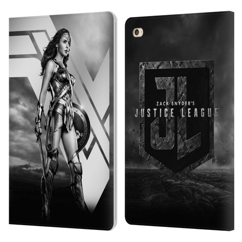 Zack Snyder's Justice League Snyder Cut Character Art Wonder Woman Leather Book Wallet Case Cover For Apple iPad mini 4