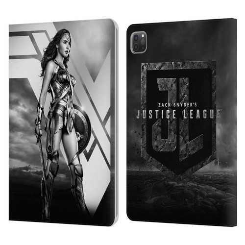 Zack Snyder's Justice League Snyder Cut Character Art Wonder Woman Leather Book Wallet Case Cover For Apple iPad Pro 11 2020 / 2021 / 2022