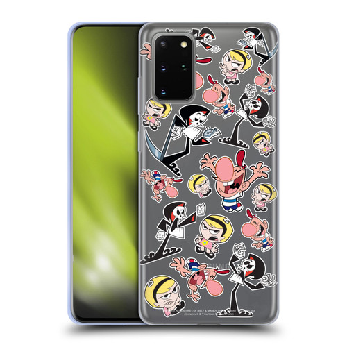 The Grim Adventures of Billy & Mandy Graphics Icons Soft Gel Case for Samsung Galaxy S20+ / S20+ 5G