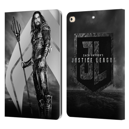 Zack Snyder's Justice League Snyder Cut Character Art Aquaman Leather Book Wallet Case Cover For Apple iPad 9.7 2017 / iPad 9.7 2018
