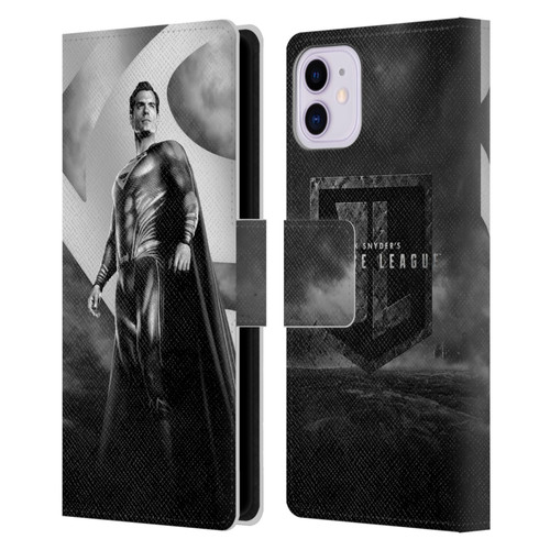 Zack Snyder's Justice League Snyder Cut Character Art Superman Leather Book Wallet Case Cover For Apple iPhone 11