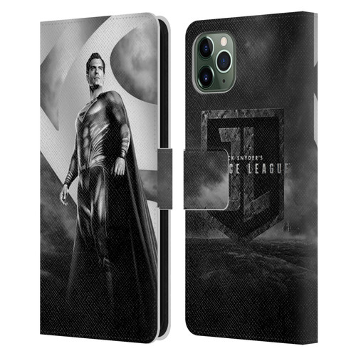 Zack Snyder's Justice League Snyder Cut Character Art Superman Leather Book Wallet Case Cover For Apple iPhone 11 Pro Max