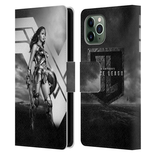 Zack Snyder's Justice League Snyder Cut Character Art Wonder Woman Leather Book Wallet Case Cover For Apple iPhone 11 Pro