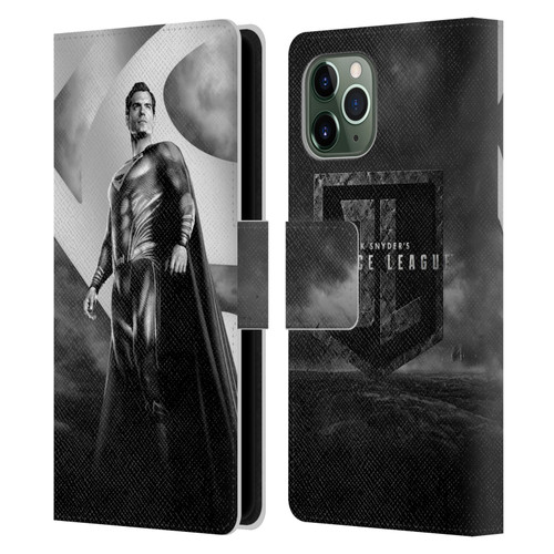 Zack Snyder's Justice League Snyder Cut Character Art Superman Leather Book Wallet Case Cover For Apple iPhone 11 Pro