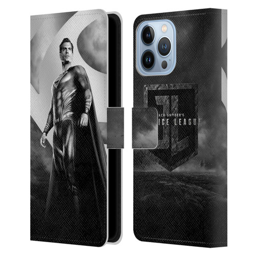 Zack Snyder's Justice League Snyder Cut Character Art Superman Leather Book Wallet Case Cover For Apple iPhone 13 Pro Max