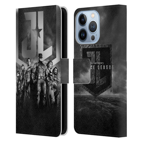 Zack Snyder's Justice League Snyder Cut Character Art Group Logo Leather Book Wallet Case Cover For Apple iPhone 13 Pro