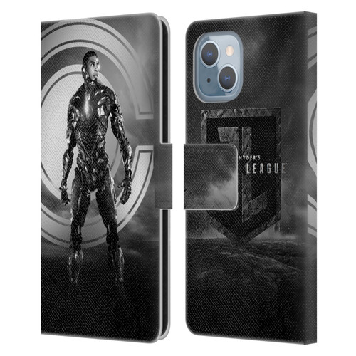 Zack Snyder's Justice League Snyder Cut Character Art Cyborg Leather Book Wallet Case Cover For Apple iPhone 14