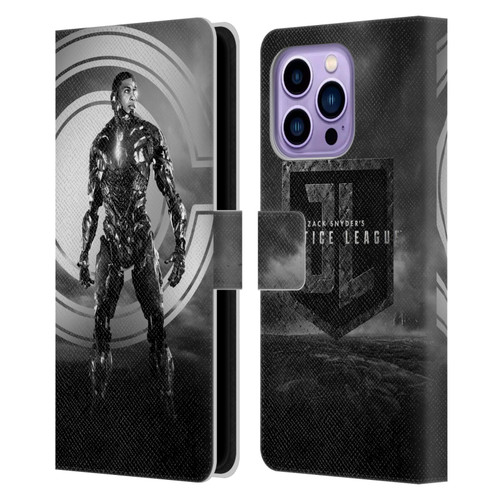 Zack Snyder's Justice League Snyder Cut Character Art Cyborg Leather Book Wallet Case Cover For Apple iPhone 14 Pro Max