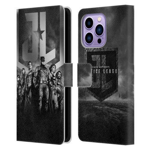 Zack Snyder's Justice League Snyder Cut Character Art Group Logo Leather Book Wallet Case Cover For Apple iPhone 14 Pro Max