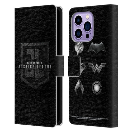 Zack Snyder's Justice League Snyder Cut Character Art Logo Leather Book Wallet Case Cover For Apple iPhone 14 Pro Max
