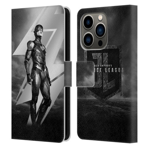 Zack Snyder's Justice League Snyder Cut Character Art Flash Leather Book Wallet Case Cover For Apple iPhone 14 Pro