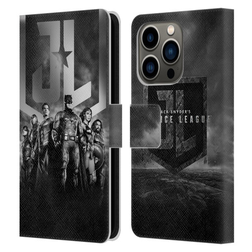 Zack Snyder's Justice League Snyder Cut Character Art Group Logo Leather Book Wallet Case Cover For Apple iPhone 14 Pro