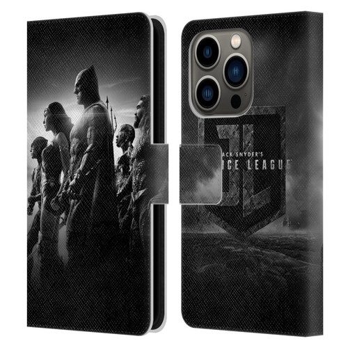 Zack Snyder's Justice League Snyder Cut Character Art Group Leather Book Wallet Case Cover For Apple iPhone 14 Pro