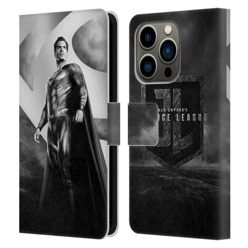 Zack Snyder's Justice League Snyder Cut Character Art Superman Leather Book Wallet Case Cover For Apple iPhone 14 Pro