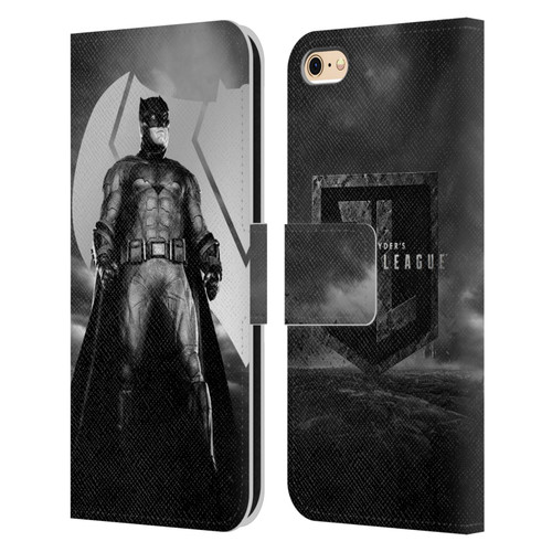 Zack Snyder's Justice League Snyder Cut Character Art Batman Leather Book Wallet Case Cover For Apple iPhone 6 / iPhone 6s