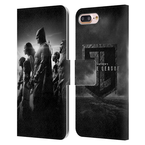 Zack Snyder's Justice League Snyder Cut Character Art Group Leather Book Wallet Case Cover For Apple iPhone 7 Plus / iPhone 8 Plus