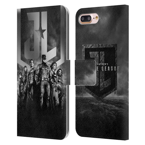 Zack Snyder's Justice League Snyder Cut Character Art Group Logo Leather Book Wallet Case Cover For Apple iPhone 7 Plus / iPhone 8 Plus