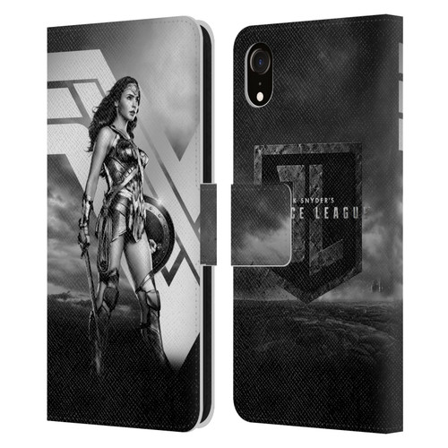 Zack Snyder's Justice League Snyder Cut Character Art Wonder Woman Leather Book Wallet Case Cover For Apple iPhone XR