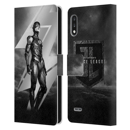 Zack Snyder's Justice League Snyder Cut Character Art Flash Leather Book Wallet Case Cover For LG K22