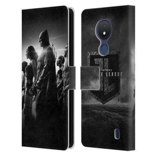 Zack Snyder's Justice League Snyder Cut Character Art Group Leather Book Wallet Case Cover For Nokia C21