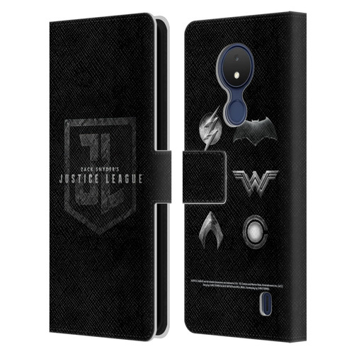 Zack Snyder's Justice League Snyder Cut Character Art Logo Leather Book Wallet Case Cover For Nokia C21