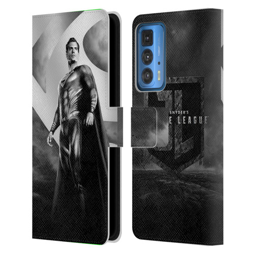 Zack Snyder's Justice League Snyder Cut Character Art Superman Leather Book Wallet Case Cover For Motorola Edge (2022)