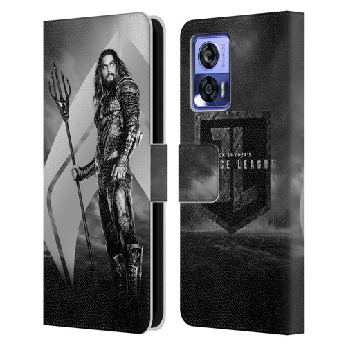 Zack Snyder's Justice League Snyder Cut Character Art Aquaman Leather Book Wallet Case Cover For Motorola Edge 30 Neo 5G