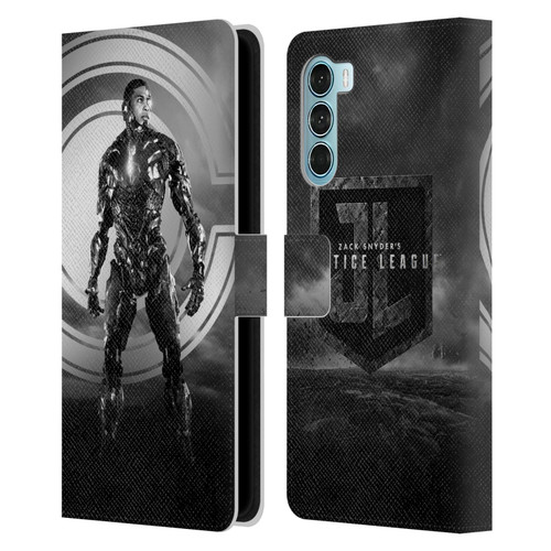 Zack Snyder's Justice League Snyder Cut Character Art Cyborg Leather Book Wallet Case Cover For Motorola Edge S30 / Moto G200 5G