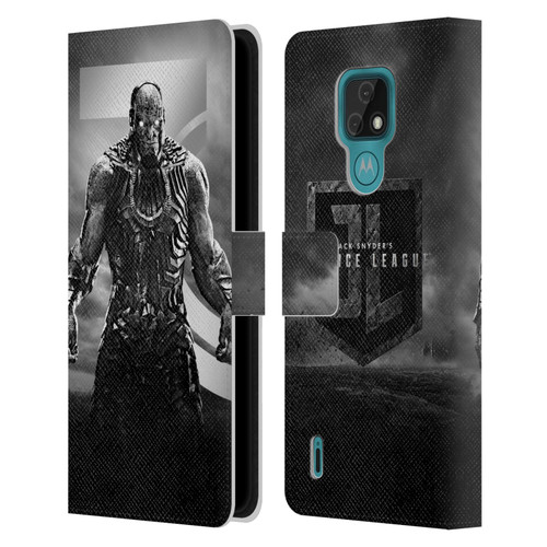 Zack Snyder's Justice League Snyder Cut Character Art Darkseid Leather Book Wallet Case Cover For Motorola Moto E7