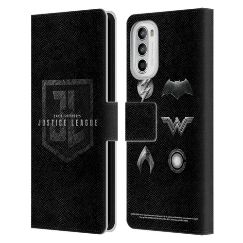 Zack Snyder's Justice League Snyder Cut Character Art Logo Leather Book Wallet Case Cover For Motorola Moto G52