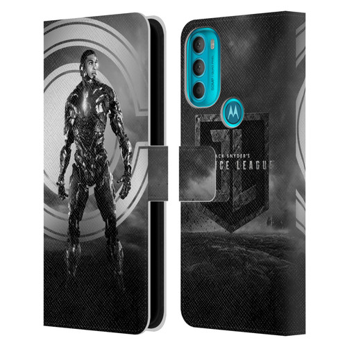 Zack Snyder's Justice League Snyder Cut Character Art Cyborg Leather Book Wallet Case Cover For Motorola Moto G71 5G