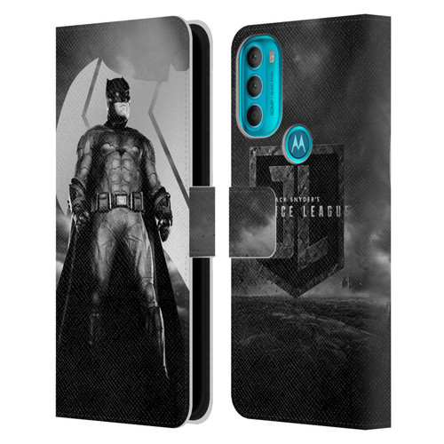 Zack Snyder's Justice League Snyder Cut Character Art Batman Leather Book Wallet Case Cover For Motorola Moto G71 5G