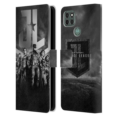 Zack Snyder's Justice League Snyder Cut Character Art Group Logo Leather Book Wallet Case Cover For Motorola Moto G9 Power