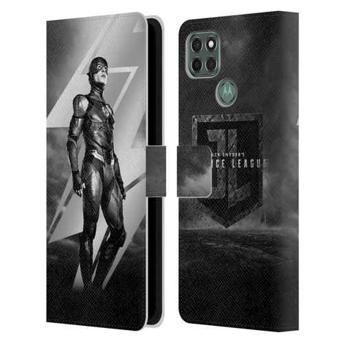 Zack Snyder's Justice League Snyder Cut Character Art Flash Leather Book Wallet Case Cover For Motorola Moto G9 Power