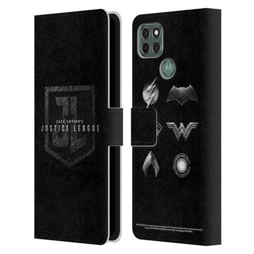 Zack Snyder's Justice League Snyder Cut Character Art Logo Leather Book Wallet Case Cover For Motorola Moto G9 Power