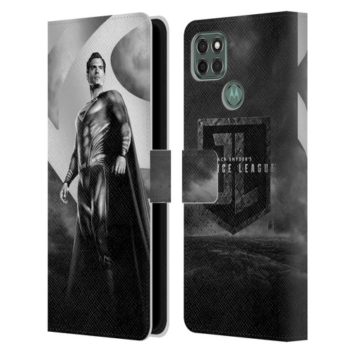 Zack Snyder's Justice League Snyder Cut Character Art Superman Leather Book Wallet Case Cover For Motorola Moto G9 Power