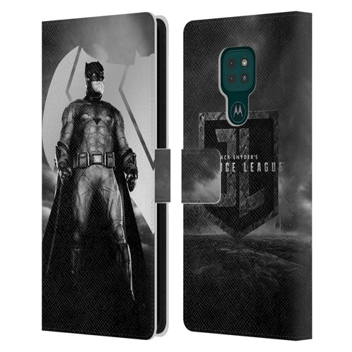 Zack Snyder's Justice League Snyder Cut Character Art Batman Leather Book Wallet Case Cover For Motorola Moto G9 Play