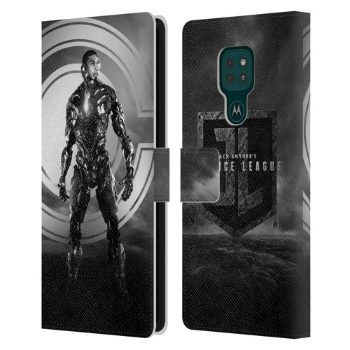 Zack Snyder's Justice League Snyder Cut Character Art Cyborg Leather Book Wallet Case Cover For Motorola Moto G9 Play