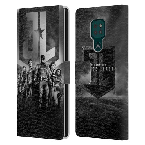 Zack Snyder's Justice League Snyder Cut Character Art Group Logo Leather Book Wallet Case Cover For Motorola Moto G9 Play