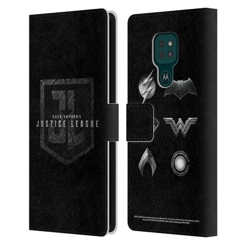 Zack Snyder's Justice League Snyder Cut Character Art Logo Leather Book Wallet Case Cover For Motorola Moto G9 Play