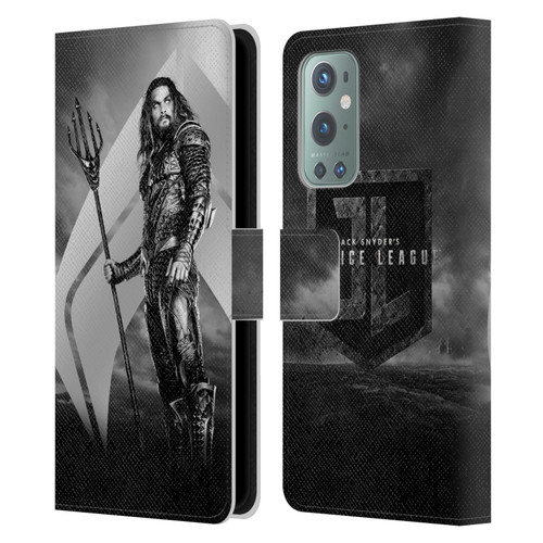 Zack Snyder's Justice League Snyder Cut Character Art Aquaman Leather Book Wallet Case Cover For OnePlus 9