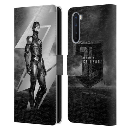 Zack Snyder's Justice League Snyder Cut Character Art Flash Leather Book Wallet Case Cover For OnePlus Nord 5G