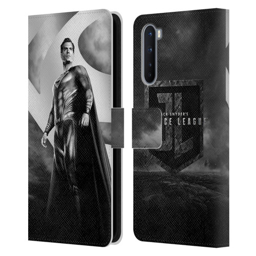 Zack Snyder's Justice League Snyder Cut Character Art Superman Leather Book Wallet Case Cover For OnePlus Nord 5G