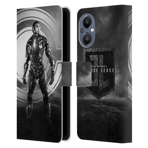 Zack Snyder's Justice League Snyder Cut Character Art Cyborg Leather Book Wallet Case Cover For OnePlus Nord N20 5G