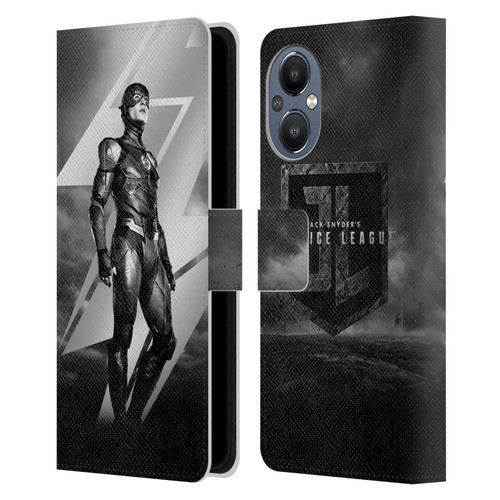 Zack Snyder's Justice League Snyder Cut Character Art Flash Leather Book Wallet Case Cover For OnePlus Nord N20 5G